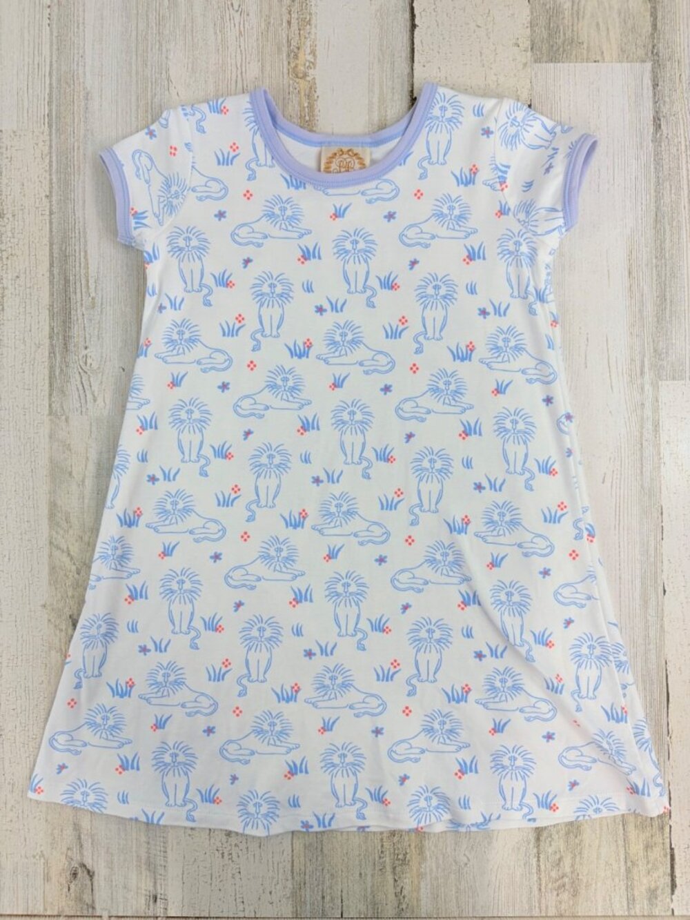The Beaufort Bonnet Company Polly Play Dress Just Lion Around Sz 9 FITS 7